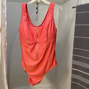Artesands Allegro Fuseli one piece swimsuit; pinky coral color; Size 16